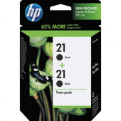 HP 21 (C9508FN#140) Original Ink Cartridge - Inkjet - 190 Pages - Black - 2 / Pack - Design for the Environment (DfE) Compliance C9508FN#140