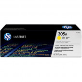 HP 305A (CE412AG) Yellow Original LaserJet Toner Cartridge for US Government (2,600 Yield) - TAA Compliance CE412AG