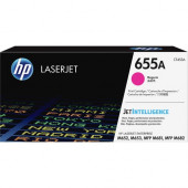 HP 655A (CF453A) Toner Cartridge - Magenta - Laser - 10500 Pages - 1 Each - TAA Compliance CF453A