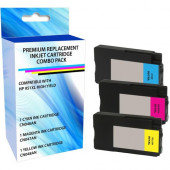eReplacements CR318BN-ER Remanufactured High Yield Ink Cartridge 951XL Cyan/Magenta/Yellow Ink Color Combo Pack - Inkjet - High Yield - 1500 Pages Color CR318BN-ER