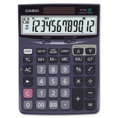 Casio DJ120D Check Correct Calculator - Extra Large Display, 3-Key Memory, Key Rollover, Dual Power, Double Zero, Triple Zero, Sign Change - Battery/Solar Powered - 1.4" x 5.5" x 7.5" - 1 Each DJ120D