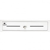 APG Entry Level- 13" Electronic Point of Sale Cash Drawer | Arlo Series EKDS320-1-W330-A10 | Printer Compatible with CD-101A Cable Included | Plastic Till with 4 Bill/ 5 Coin Compartments | White - 4 Bill - 5 Coin - White - 3.5" Height x 13.2&qu