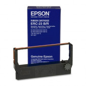 Epson Ribbon Cartridge - Dot Matrix - Black, Red - 1 Each ERC-23B/R