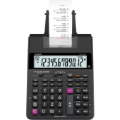 Casio HR-170RC Printing Calculator - Dual Power, Two-color Printing, Easy-to-read Display, Sign Change, Compact - 12 Digits - LCD - AC Supply/Battery Powered - 4 - AA - 2.6" x 6.5" x 11.6" - Black - Portable - 1 Each HR170RC
