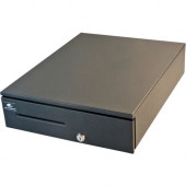 Apg Cash Drawer 4000 1317 Cash Drawer - 4 Bill - 4 Coin - 1 Media SlotPrinter Driven - Steel - Black - 4.4" Height x 13.3" Width x 17.2" Depth - TAA Compliance JB320-BL1317