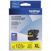 Brother High Yield Yellow Ink Cartridge (600 Yield) - TAA Compliance LC103Y