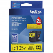 Brother Super High Yield Yellow Ink Cartridge (1,200 Yield) - TAA Compliance LC105Y
