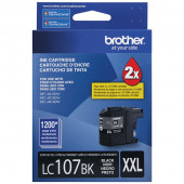 Brother Super High Yield Black Ink Cartridge (1,200 Yield) - TAA Compliance LC107BK