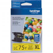 Brother High Yield Yellow Ink Cartridge (600 Yield) LC75Y