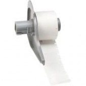Brady BMP71 Labels - Permanent Adhesive - 1" Width x 3/8" Length - Rectangle - Clear - Polyester - 500 / Roll M71-16-430