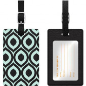 CENTON OTM Prints Series Luggage Tags - Leather, Faux Leather - Black OP-II-CLS-03