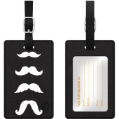 CENTON OTM Prints Series Luggage Tags - Leather, Faux Leather - Black OP-II-HIP-08