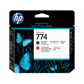 HP 774 Original Printhead - Matte Black, Chromatic Red - Inkjet - TAA Compliance P2V97A