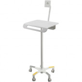 CTA Digital Medical Grade Anti-Microbial Floor Stand with VESA Compatibility - 33 lb Capacity - 5 Casters - Plastic, Metal - TAA Compliance PAD-MEDVFS