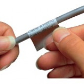Panduit Wire & Cable Label - 1/2" Height x 3/4" Width - Rectangle - Dot Matrix - White - Vinyl - 5000 - TAA Compliance PDL-42