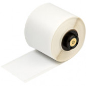 Brady PTL-43-439 General Industrial Label - Permanent Adhesive - 1 29/32" Width x 50 ft Length - Rectangle - Thermal Transfer - White - Vinyl - 1 / Roll - 1 Roll PTL-43-439