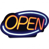 Royal Sovereign LED Open Business Sign - 1 Each - Open Print/Message - 24.4" Width x 13.4" Height - Rectangular Shape - Energy Efficient - Red, Blue RSB-1340E