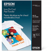 Epson Iron-On Transfer Paper (8.5" x 11") (10 Sheets/Pkg) - TAA Compliance S041153