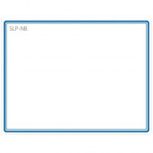 Seiko Name Badge Label - 2.75" Width x 2.12" Length - 1 / Box - Blue - TAA Compliance SLP-NB