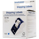 Seiko SmartLabel SLP-SRL Shipping Label - Permanent Adhesive - 2 1/8" Width x 4" Length - Rectangle - Direct Thermal - White - Paper - 220 / Roll - 1 Each - TAA Compliance SLP-SRL