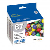 Epson (87) Gloss Optimizer Cartridge 4-Pack (3,615 Yield) - Design for the Environment (DfE) Compliance T087020