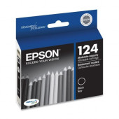 Epson DURABrite T124120 Original Ink Cartridge - Inkjet - 170 Pages - Black - 1 Each T124120-S