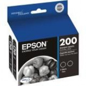 Epson DURABrite Ultra 200 Original Ink Cartridge - Black - Inkjet - Standard Yield - 175 Pages (Per Cartridge) - 2 / Pack T200120-D2
