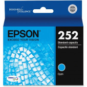 Epson DURABrite Ultra T252220 Original Ink Cartridge - Cyan - Inkjet - Standard Yield - 300 Pages - 1 Each T252220-S