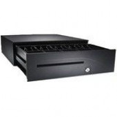 Apg Cash Drawer 100 Series Cash Drawer - 5 Bill - 5 Coin - 2 Media Slot - Solenoid 24V - Black - TAA Compliance T320-BL16195