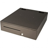Apg Cash Drawer Series 100 16195 Cash Drawer - 2 Media SlotSerial Port, - Steel, ABS Plastic - Black - 4.6" Height x 16" Width x 19.5" Depth T484A-BL16195-C