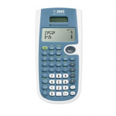 Texas Instruments TI30XS MultiView Scientific Calculator - Protective Hard Shell Cover - 4 Line(s) - 16 Digits - Battery/Solar Powered - 0.8" x 3.5" x 7.3" - Blue - 1 Each TI-30XSMV