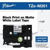 Brother P-touch TZe Label Tape - 1 27/64" Width x 26 1/4 ft Length - Rectangle - TAA Compliance TZEM261