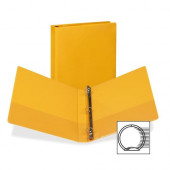 Samsill Fashion Color Round Ring Presentation View Binders - 1" Binder Capacity - Letter - 8 1/2" x 11" Sheet Size - 225 Sheet Capacity - 3 x Round Ring Fastener(s) - 2 Internal Pocket(s) - Vinyl, Chipboard - Coral - Recycled - 2 / Pack - T