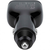 Manhattan 2-Port Power Delivery Car Charger - 78 W - 5 V DC/3 A, 6.5 V DC, 9 V DC, 12 V DC, 15 V DC, 20 V DC Output - Black 102445