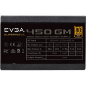 EVGA SuperNOVA GM 450W Power Supply - Internal - 120 V AC, 230 V AC Input - 450 W / 3.3 V DC, 5 V DC, 12 V DC, 5 V DC, 12 V DC - 1 +12V Rails - 1 Fan(s) 123-GM-0450-Y1