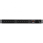 Vertiv Co Geist VHVLAN102-102C13TL6 10-Outlets PDU - Metered - NEMA L6-20P - 10 x IEC 60320 C13 - 230 V AC - 0U/1U - Horizontal/Vertical - Rack-mountable - TAA Compliance 13192