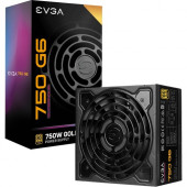 EVGA 750W Gold Switching Power Supply - Internal - 120 V AC, 230 V AC Input - 3.3VDC @ 24A, 5VDC @ 24A, 12VDC @ 62.5A, -12VDC @ 0.5A, 5VDC @ 3A Output - 750 W - 1 +12V Rails - 1 Fan(s) - ATI CrossFire Supported - NVIDIA SLI Supported - 92% Efficiency 220-