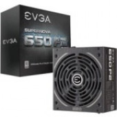 EVGA SuperNOVA 650 P2 Power Supply - Internal - 120 V AC, 230 V AC Input - 650 W / 3.3 V DC, 5 V DC, 12 V DC, -12 V DC, 5 V DC - 1 +12V Rails - 1 Fan(s) - ATI CrossFire Supported - NVIDIA SLI Supported - 94% Efficiency-80 PLUS Platinum; RoHS; WEEE Complia