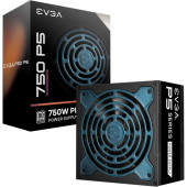 EVGA SuperNOVA 750 P5 750W Power Supply - Internal - 120 V AC, 230 V AC Input - 3.3V @ 24A, 5V @ 24A, 12 V @ 62.5 A, -12V @ 0.5A, 5V @ 3A Output - 750 W - 1 +12V Rails - 1 Fan(s) - ATI CrossFire Supported - NVIDIA SLI Supported - 94% Efficiency 220-P5-075
