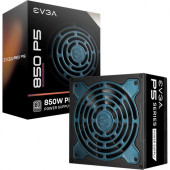 EVGA SuperNOVA 850P5 Power Supply - Compact, Internal - 120 V AC, 230 V AC Input - 3.3 V @ 24 A, 5 V @ 24 A, 12 V @ 70.8 A, -12 V @ 0.5 A, 5 V @ 3 A Output - 850 W - 1 +12V Rails - 1 Fan(s) - ATI CrossFire Supported - NVIDIA SLI Supported - 94% Efficiency