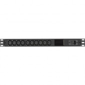 Vertiv Co Geist BRELN102-0020/16 10-Outlet Power Strip - IEC 60320 C20 - 10 x IEC 60320 C13 - 20 A Current - 120 V AC, 230 V AC Voltage - 3300 W - Rack-mountable - Black - TAA Compliance 27902