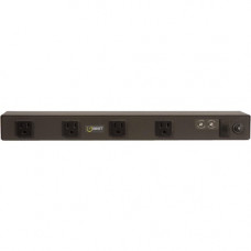 Vertiv Co Geist SPXN084-10 8-Outlets PDU - Basic - NEMA 5-15P - 8 x NEMA 5-15R - 120 V AC - 1U - Horizontal - Rack-mountable - TAA Compliance 29325