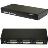 4XEM 2-Port DVI Video Splitter 2560X1600 - 350 MHz to 350 MHz - DVI In - DVI Out 4XDVI2S