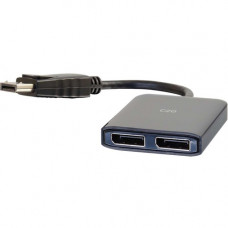 C2g 4K DisplayPort Dual Monitor Splitter - DP to DP - 4K MST Hub - 3840 Ã&Atilde;&Acirc;&Atilde;&Acirc; 2160 - DisplayPort 54291
