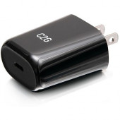 C2g USB C Power Adapter - 18W - USB C Wall Charger - Black 54444