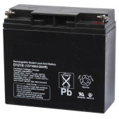 Bosch D1218 Battery (12 V, 18 Ah) - For Security System, Fire Alarm Control Panel, Access Control System - Battery Rechargeable - 12 V DC - 18000 mAh - Sealed Lead Acid (SLA) - 1 D1218