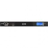 Eaton eATS 9-Outlet PDU - NEMA L6-20P - 8 x IEC 60320 C13, 1 x IEC 60320 C19 - 120 V AC, 230 V AC - 3330 W - Network (RJ-45) - 1U - Horizontal - Rack Mount - TAA Compliance EATS220