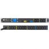 Eaton 18-Outlet PDU - NEMA L6-30P - 18 x IEC 60320 C13 - 230 V AC - 5760 W - Network (RJ-45) - 1U - Horizontal - Rack Mount - TAA Compliance EMIT07-10