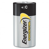 Energizer Industrial Alkaline C Batteries - For Multipurpose - C - 1.5 V DC - 8350 mAh - Alkaline - 12 / Box - TAA Compliance EN93