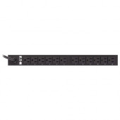 Eaton ePDU Basic 12-Outlets 1.44kW PDU - Basic - 12 x NEMA 5-15R - 120 V AC - 1440 W - 1U - Horizontal - Rack Mount EPBZ86